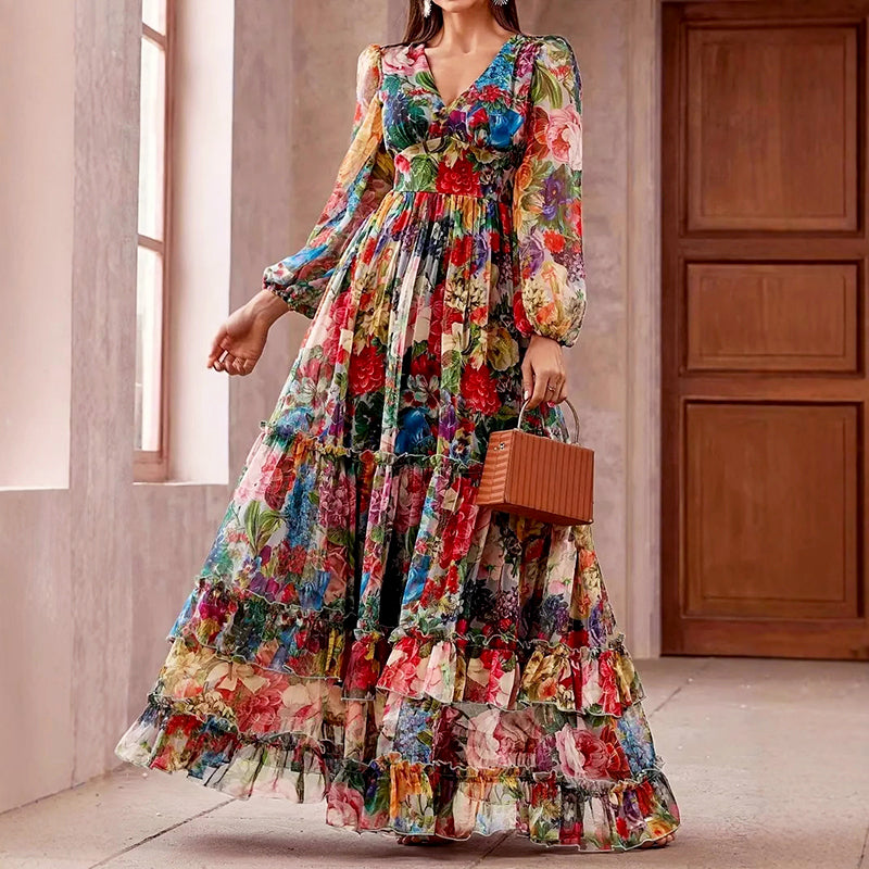 rose colored maxi dress pet outfit COLOR:Taupe Grey The ultimate red dress wearing a size S.Style