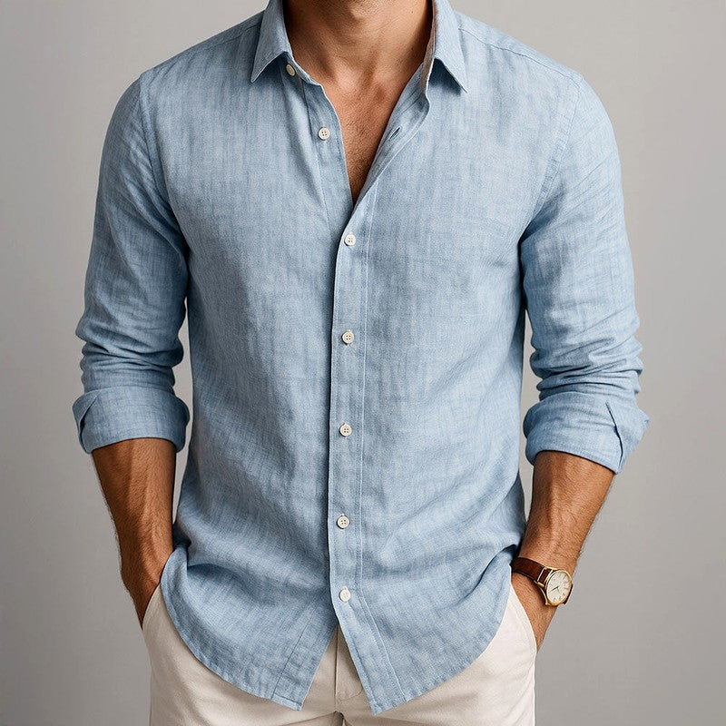 Elden - Men's Button Down Long Sleeve Shirt