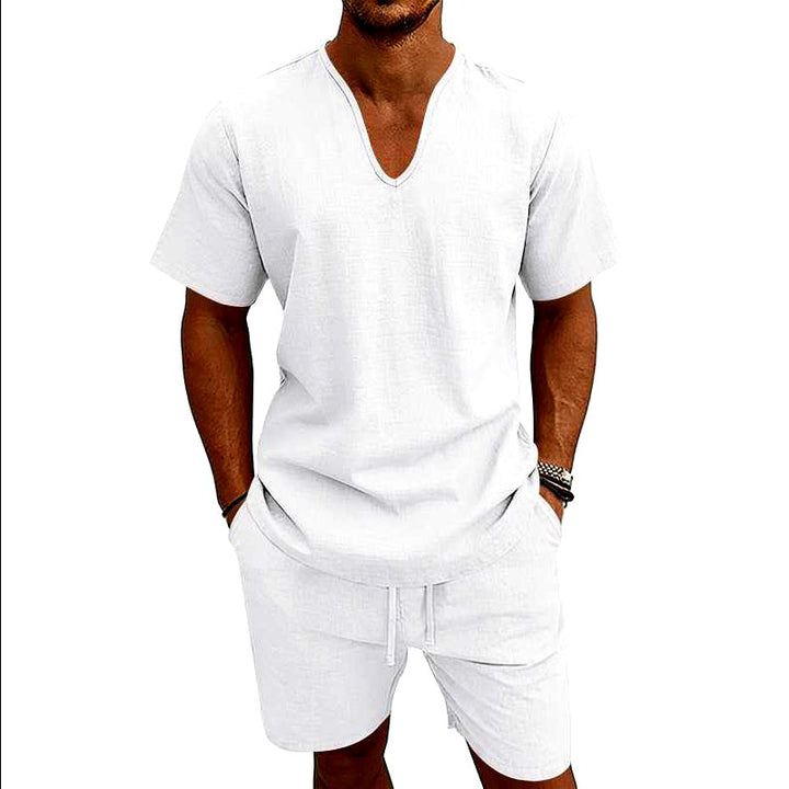 Erwin - Men's Linen Short Sleeve Co-ord Set