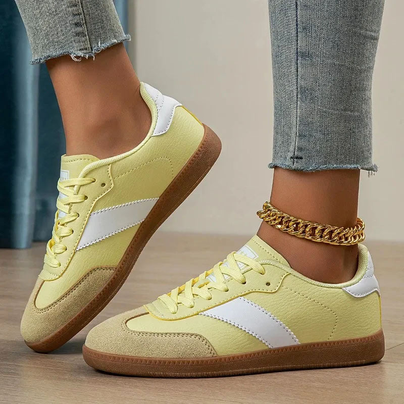 Addison - Women's Vintage Court Style Sneakers
