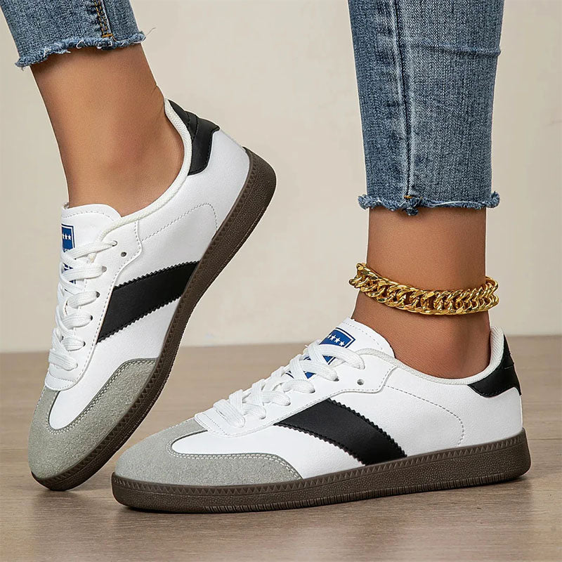 Addison - Women's Vintage Court Style Sneakers