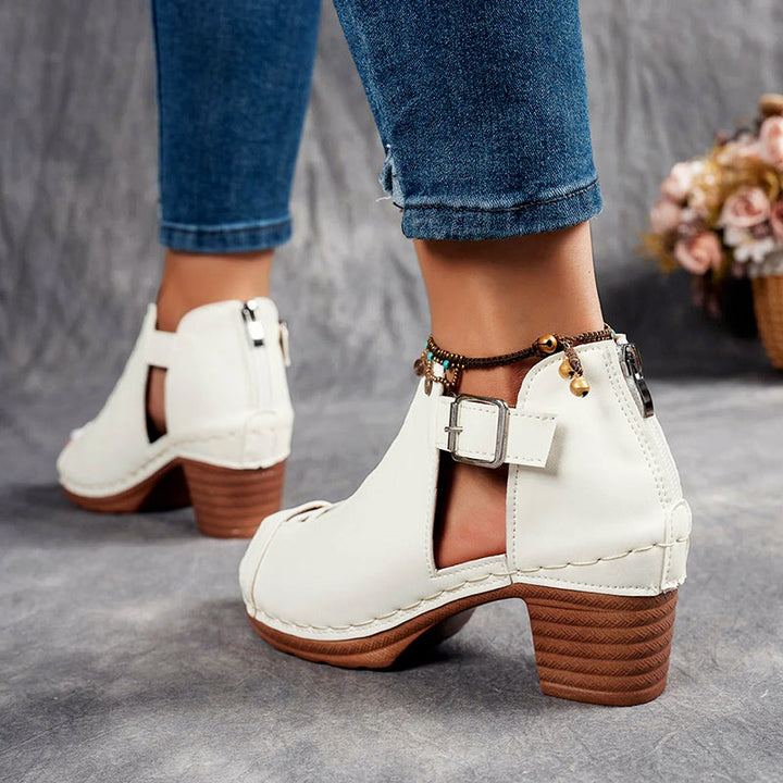 Ariella - Women’s Peep-Toe Cutout Heel Sandals