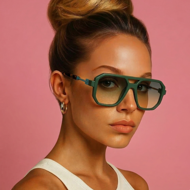 Atlas Oversized Square Frame Sunglasses