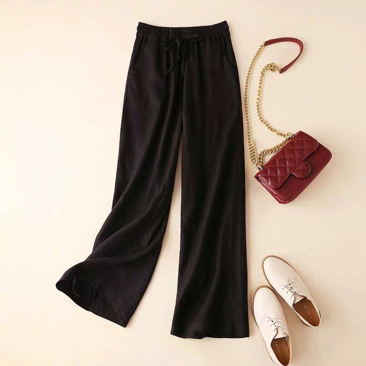 Aubrey - Women's Casual Linen Drawstring Pants