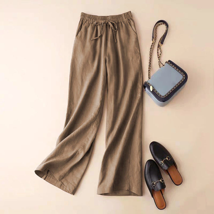 Aubrey - Women's Casual Linen Drawstring Pants