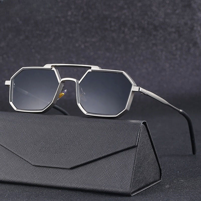 Aurels Bold Edge Angular Sunglasses
