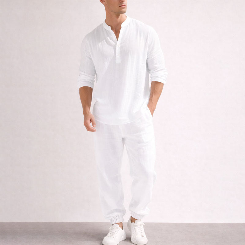 Austin - Men's Relaxed Textured Two-Piece Set