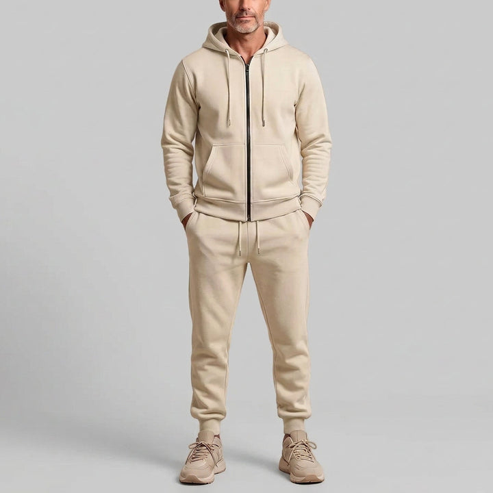 Benedict - Men's Full-Zip Hoodie Jogger Set