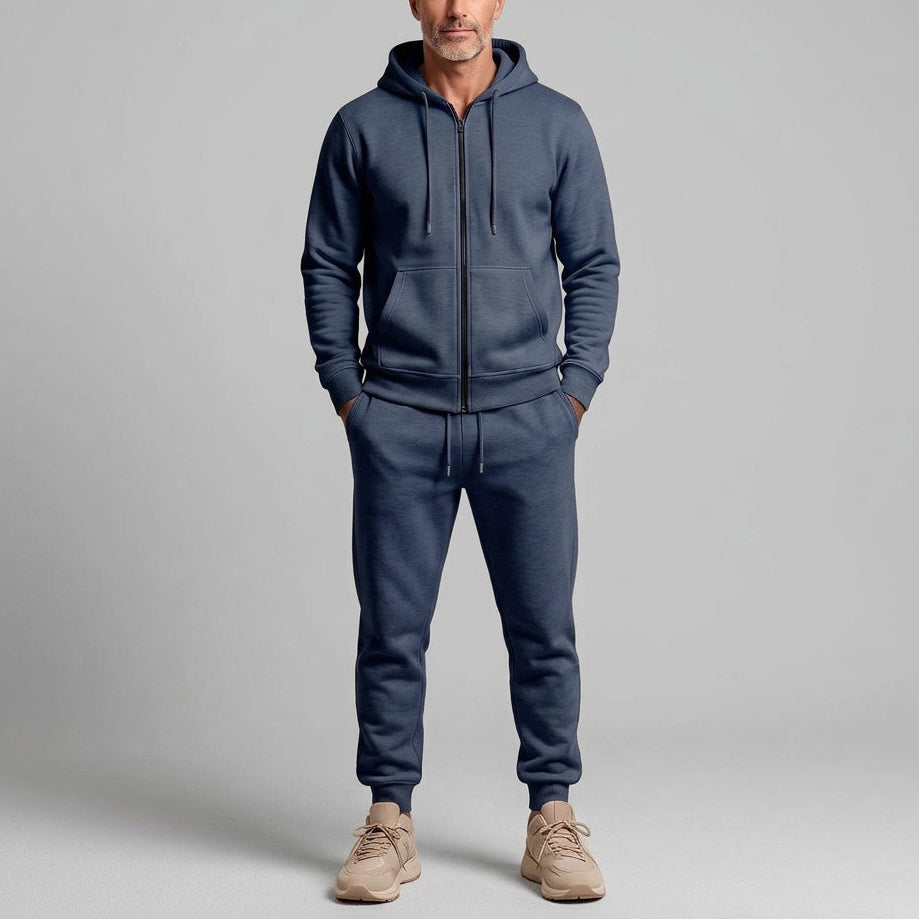 Benedict - Men's Full-Zip Hoodie Jogger Set