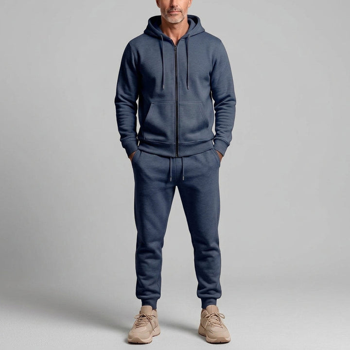 Benedict - Men's Full-Zip Hoodie Jogger Set