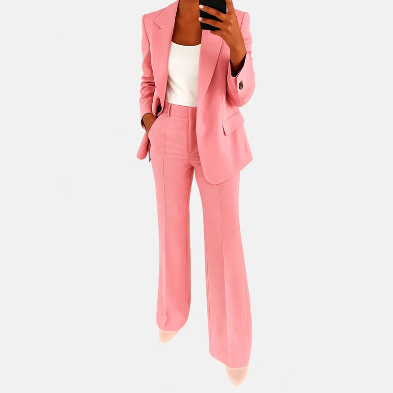 Bianca - Women’s Two-Piece Blazer Suit Set