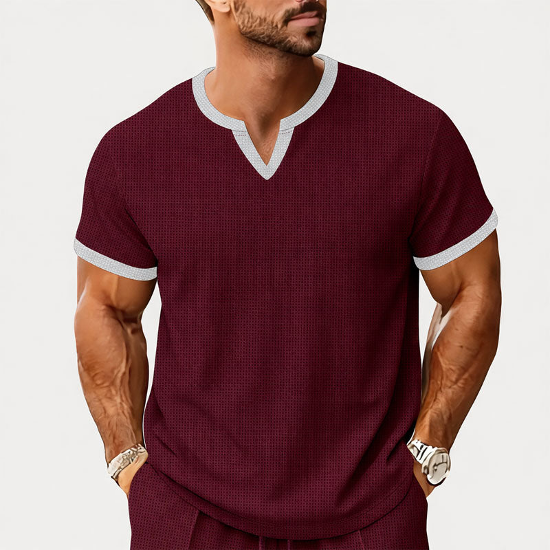 Blake - Men's Contrast Trim Short-Sleeve T-Shirt