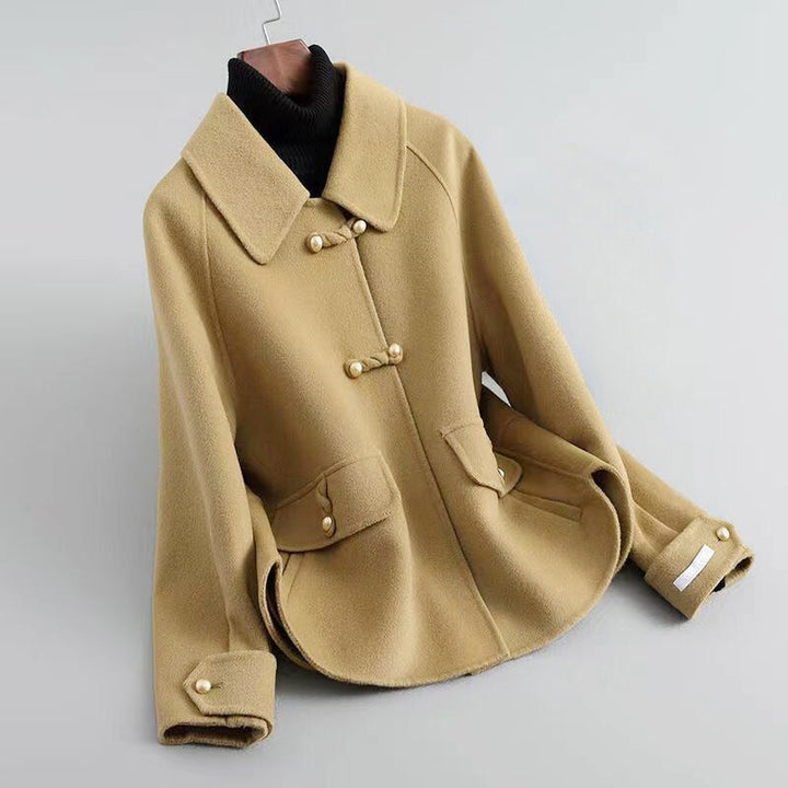 Cecilia - Women's Pearl Toggle Wool-Blend Jacket