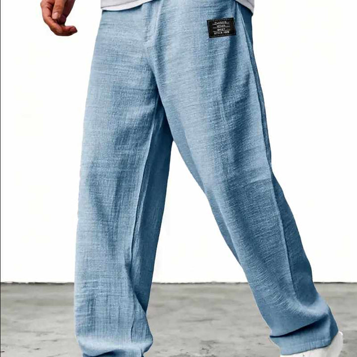Rory - Breathable Relaxed Fit Linen Blend Summer Pants