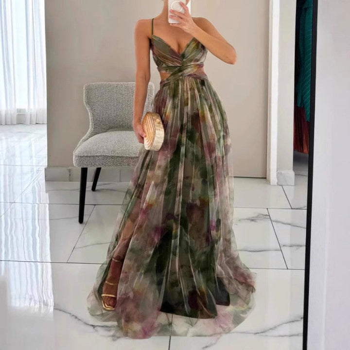 Charlotte Rose Bloom Evening Maxi Dress