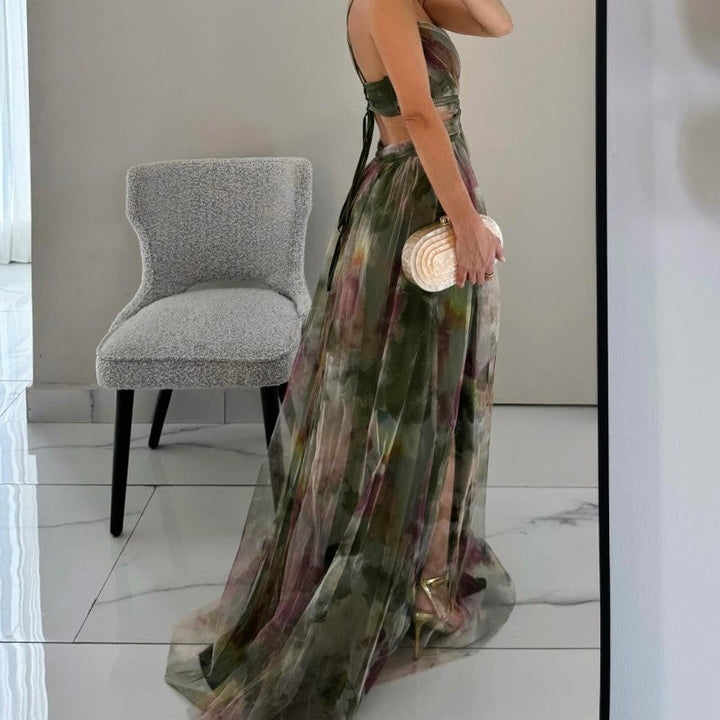 Charlotte Rose Bloom Evening Maxi Dress