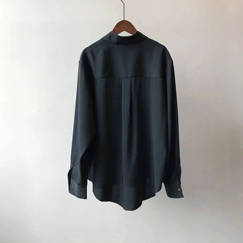 Charlotte Rose Button-Front Shirt with Chest Pocket