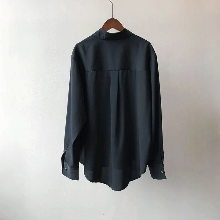 Charlotte Rose Button-Front Shirt with Chest Pocket