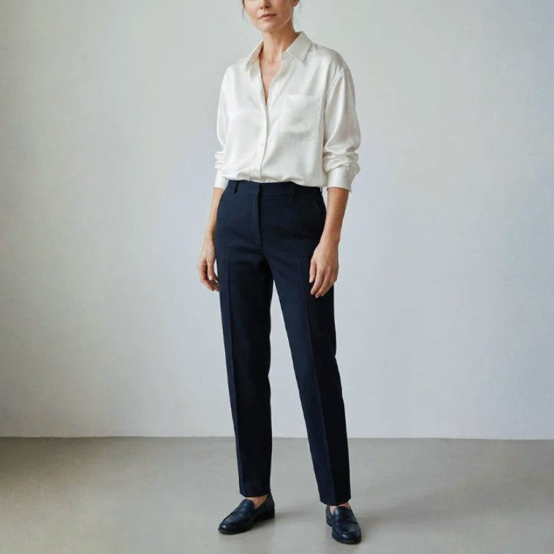 Charlotte Rose Button-Front Shirt with Chest Pocket