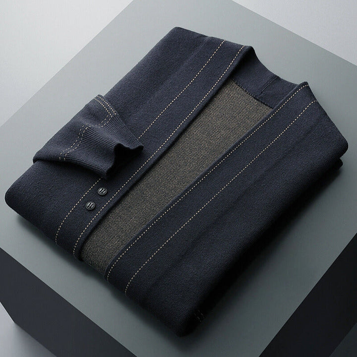 Chris -  Men's Cashmere Open Front Cardigan
