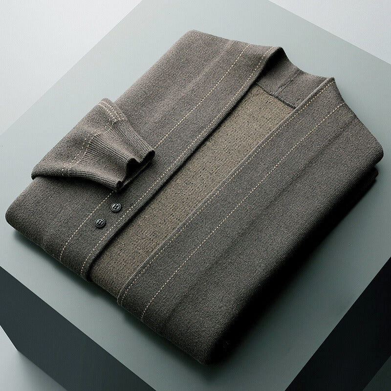 Chris -  Men's Cashmere Open Front Cardigan
