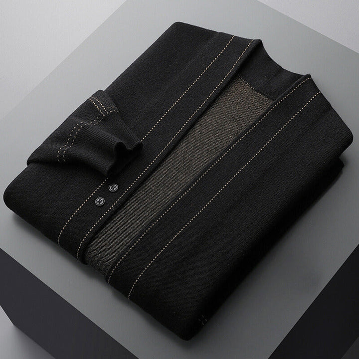 Chris -  Men's Cashmere Open Front Cardigan