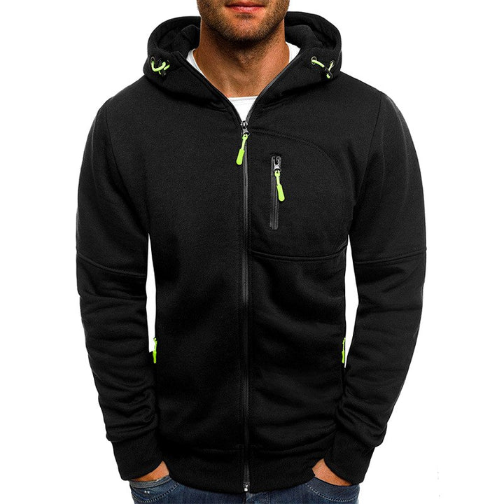 Christopher - Men's Hooded Zip Front Utility Jacket 3