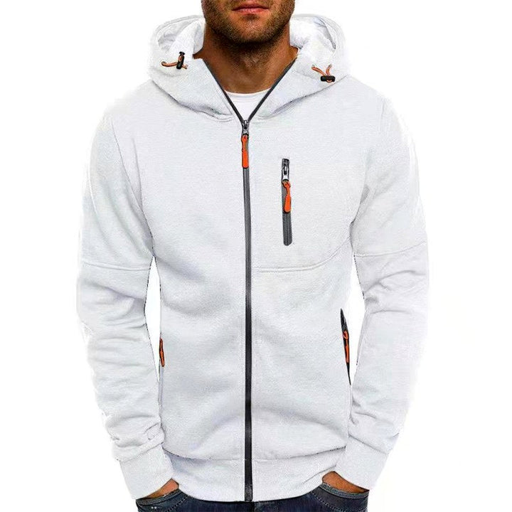 Christopher - Men's Hooded Zip Front Utility Jacket 7