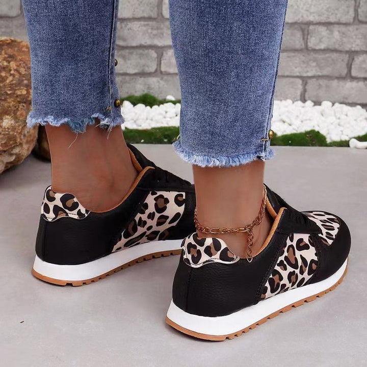 Clara Duval Casual Leopard Sneakers