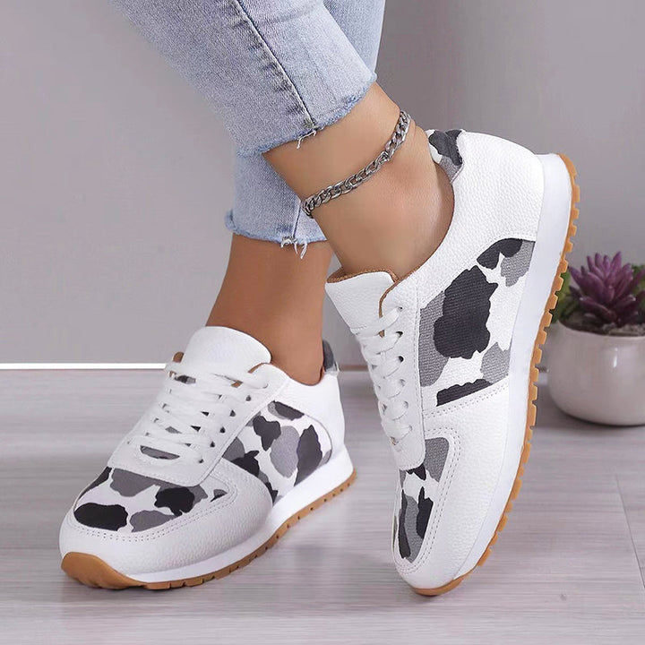 Clara Duval Casual Leopard Sneakers