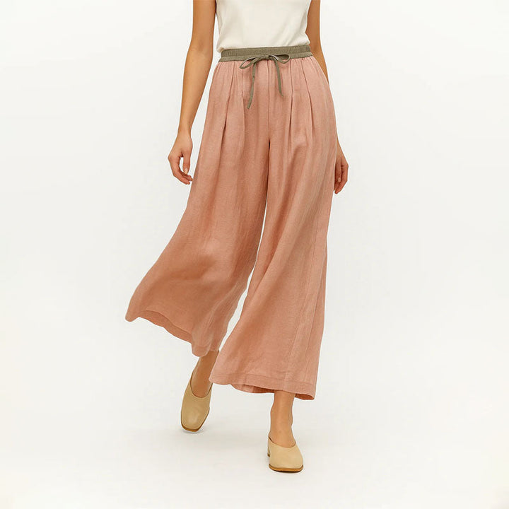 Clara Duval Cotton Harem Pants