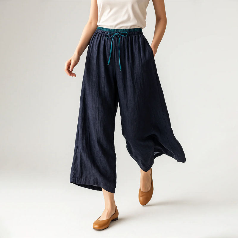 Clara Duval Cotton Harem Pants