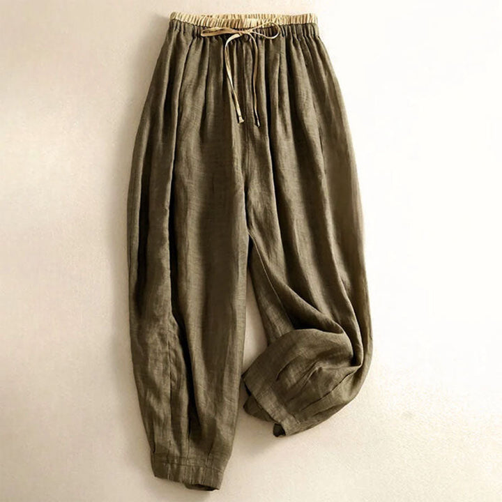 Clara Duval Cotton Harem Pants