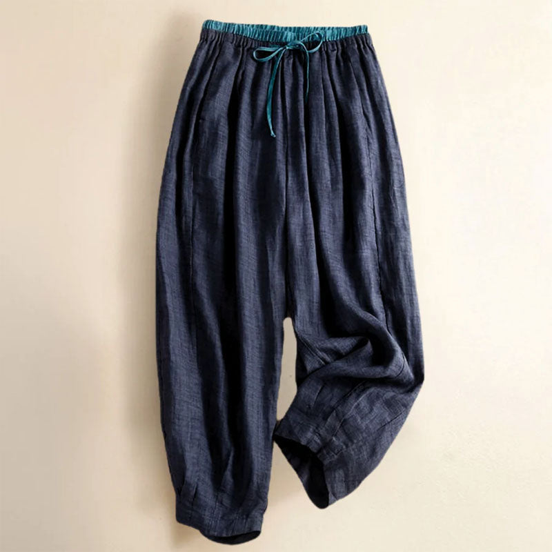 Clara Duval Cotton Harem Pants