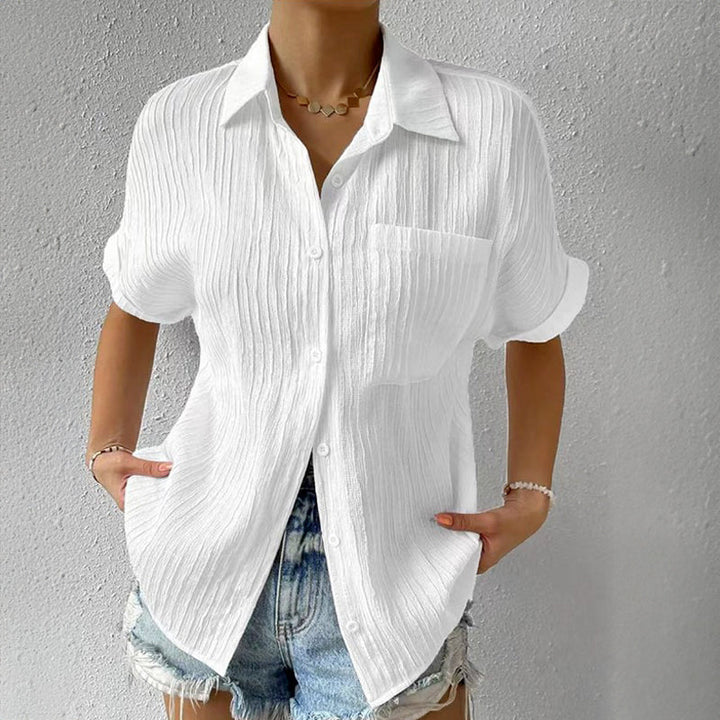 Clara Duval Crinkled Shirt