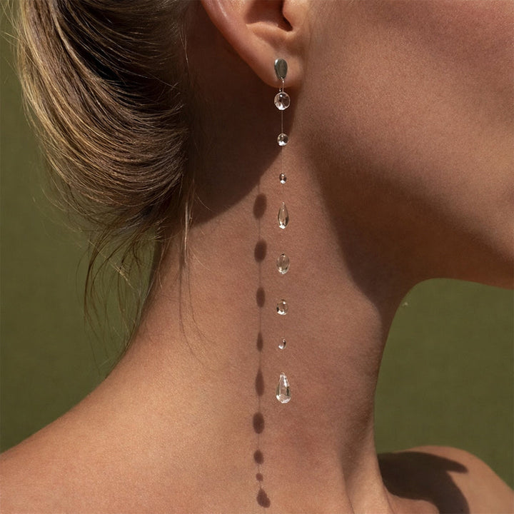 Clara Duval Elegant Water Drop Jewelry Set