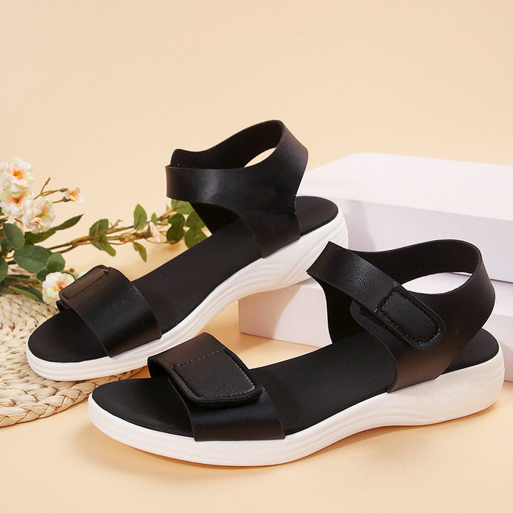 Clara Duval Flat Strap Sandals