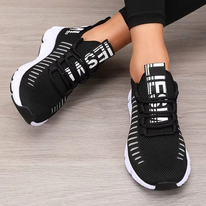Clara Duval Knit Athletic Sneakers