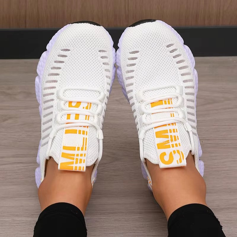Clara Duval Knit Athletic Sneakers