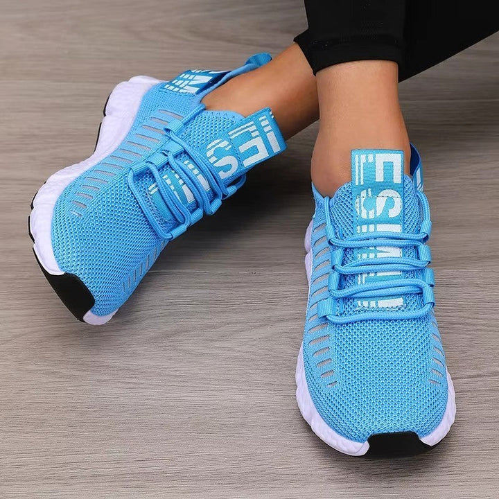 Clara Duval Knit Athletic Sneakers
