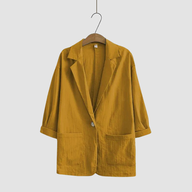 Clara Duval Lightweight Linen Blend Lounge Set
