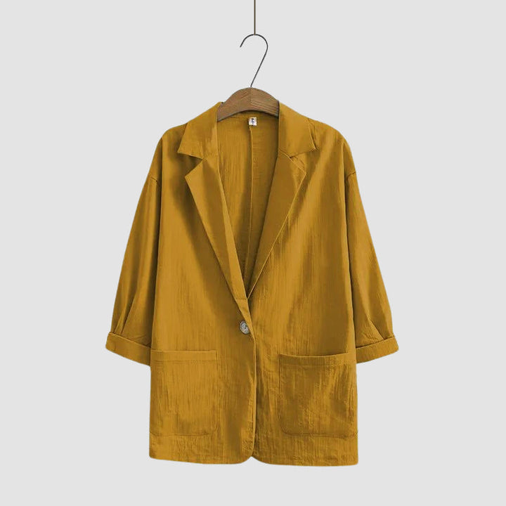 Clara Duval Lightweight Linen Blend Lounge Set