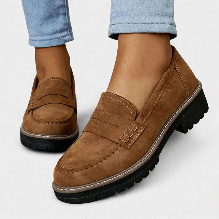 Clara Duval Loafers with Chunky Sole