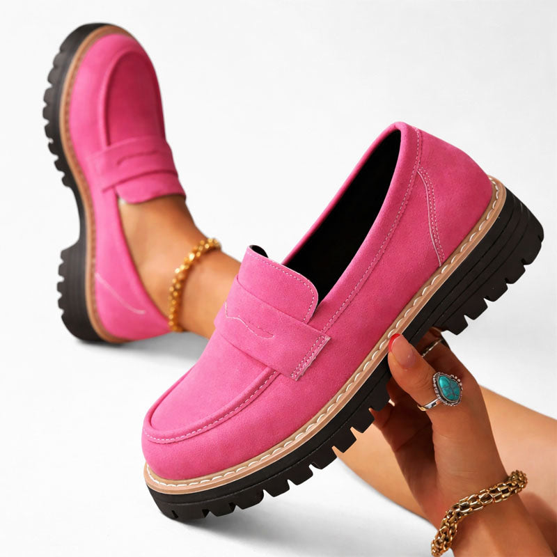 Clara Duval Loafers with Chunky Sole