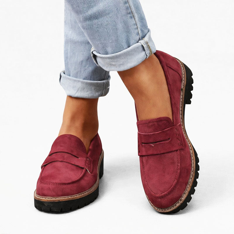 Clara Duval Loafers with Chunky Sole