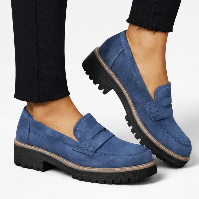 Clara Duval Loafers with Chunky Sole