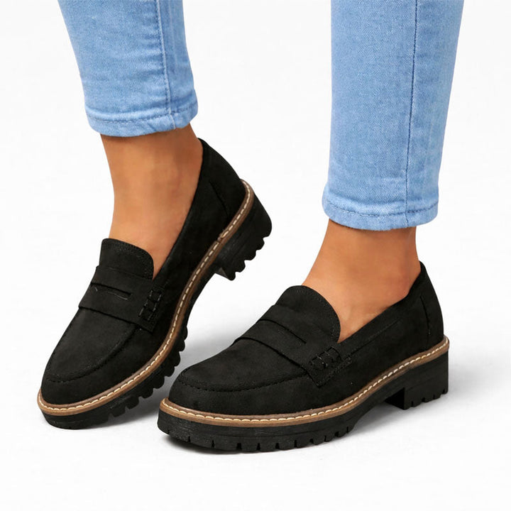 Clara Duval Loafers with Chunky Sole