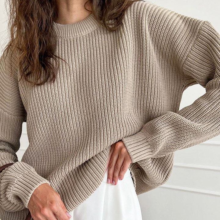 Clara Duval Loose Fit Knit Sweater