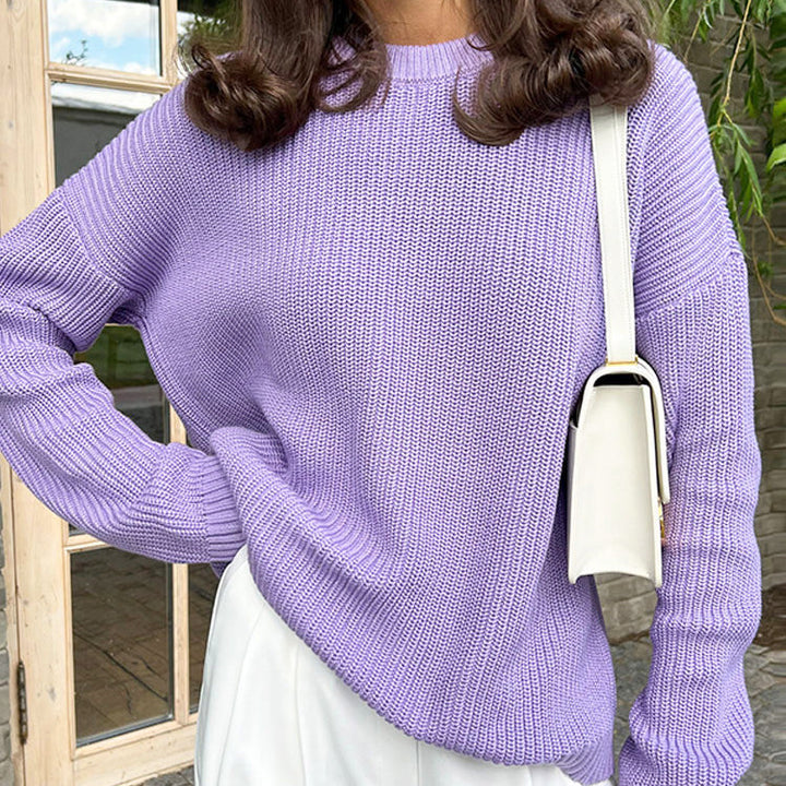 Clara Duval Loose Fit Knit Sweater