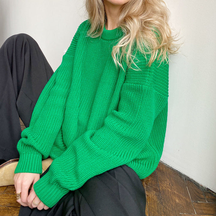 Clara Duval Loose Fit Knit Sweater